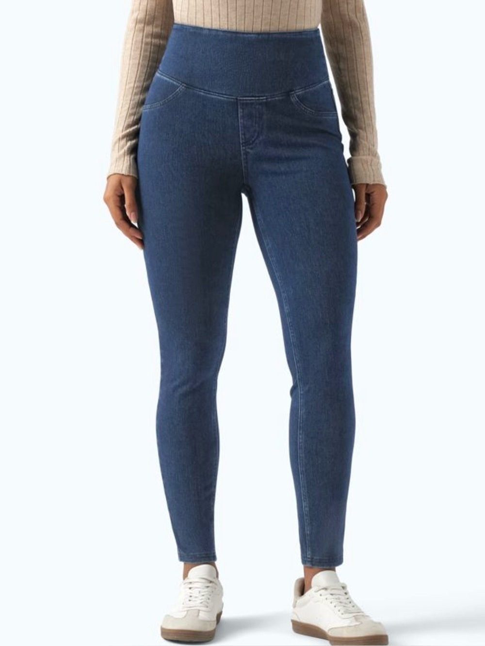 New Halara Flex™ High Waist  Tummy Control Denim Casual Leggings
